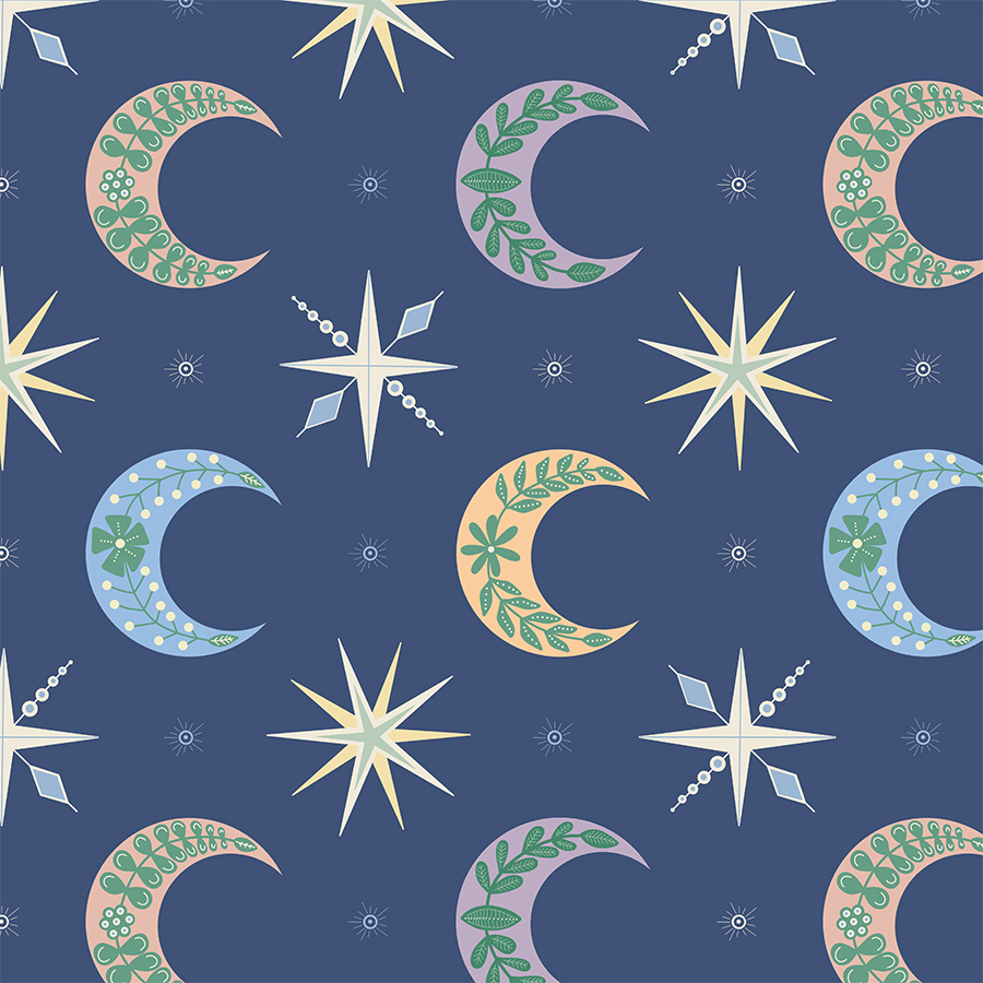 Folk-Art-Night-Sky-Moons-and-Stars-Multicoloured